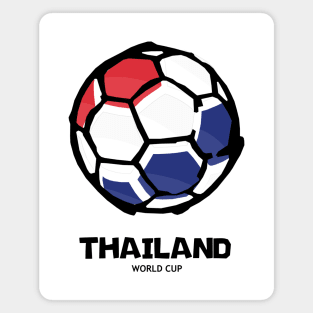Thailand Football Country Flag Magnet